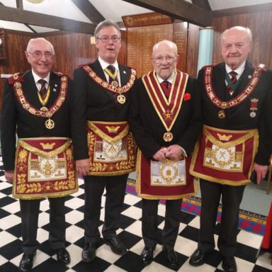 A surprise well-deserved honour for WBro Ian Fawcett